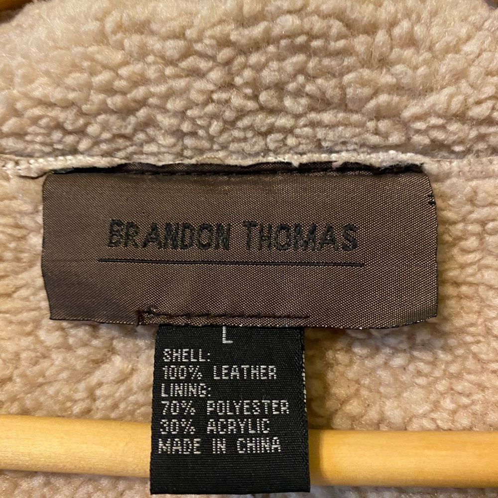 Tan Shearling Jacket - image 4